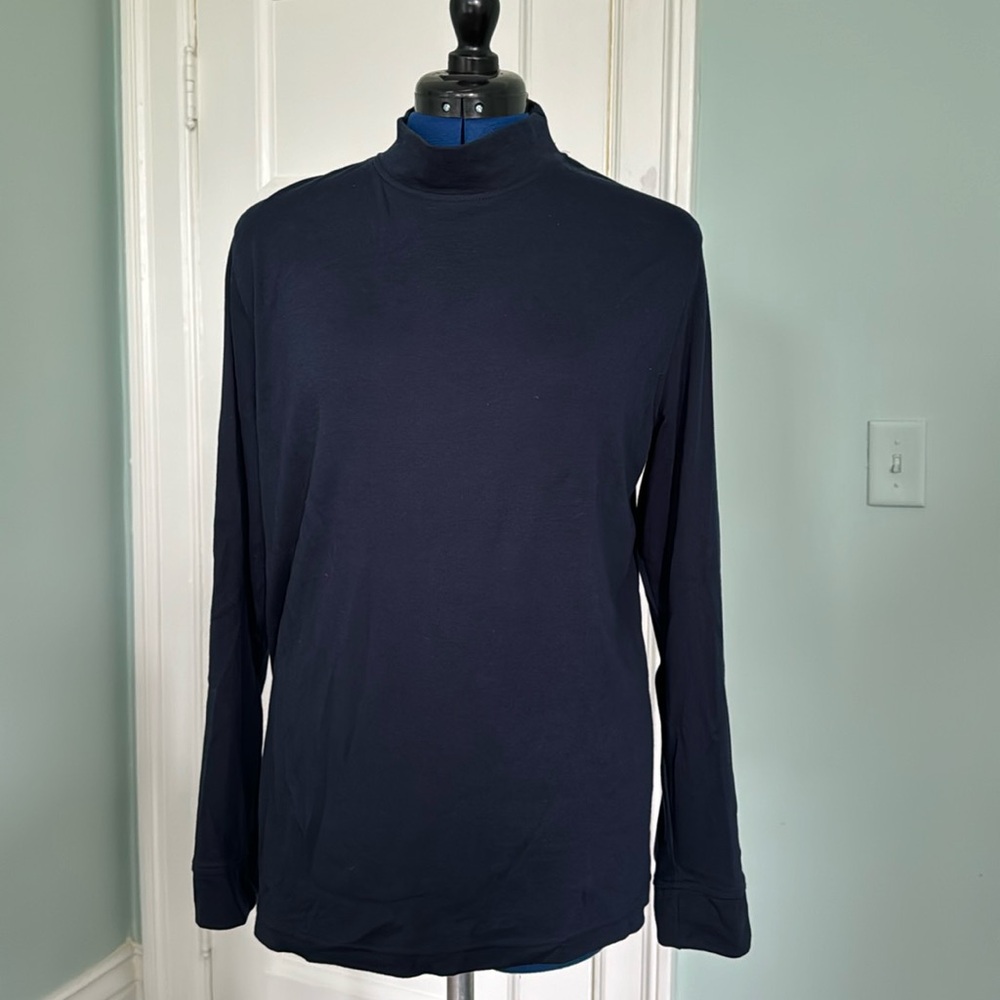 Croft&Barrow Blue Turtleneck